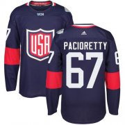 Wholesale Cheap Team USA #67 Max Pacioretty Navy Blue 2016 World Cup Stitched NHL Jersey