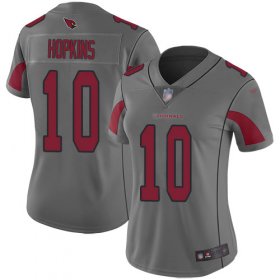 Wholesale Cheap Nike Cardinals #10 DeAndre Hopkins Silver Women\'s Stitched NFL Limited Inverted Legend Jersey