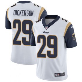 Wholesale Cheap Nike Rams #29 Eric Dickerson White Men\'s Stitched NFL Vapor Untouchable Limited Jersey