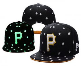 Wholesale Cheap MLB Pittsburgh Pirates Snapback Ajustable Cap Hat 1