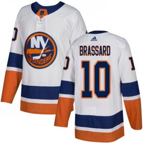 Wholesale Cheap Adidas Islanders #10 Derek Brassard White Road Authentic Stitched Youth NHL Jersey