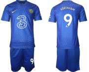 Wholesale Cheap Men 2021-2022 Club Chelsea home blue 9 Nike Soccer Jersey