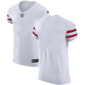 Wholesale Cheap Nike 49ers Blank White Men\'s Stitched NFL Vapor Untouchable Elite Jersey