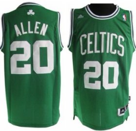 Wholesale Cheap Boston Celtics #20 Ray Allen Revolution 30 Swingman Green Jersey