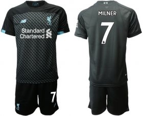 Wholesale Cheap Liverpool #7 Milner Third Soccer Club Jersey