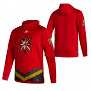 Wholesale Cheap Vegas Golden Knights Blank Adidas Reverse Retro Pullover Hoodie Red