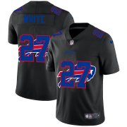 Wholesale Cheap Buffalo Bills #27 Tre'Davious White Men's Nike Team Logo Dual Overlap Limited NFL Jersey Black