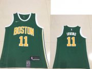 Wholesale Cheap Men's Boston Celtics Kyrie #11 Irving Nike Green 2018/19 Swingman Earned Edition Jersey