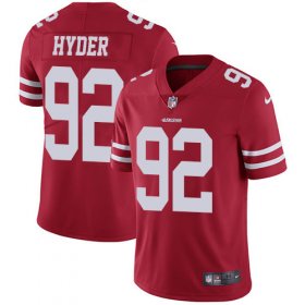 Wholesale Cheap Nike 49ers #92 Kerry Hyder Red Team Color Men\'s Stitched NFL Vapor Untouchable Limited Jersey