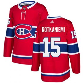 Wholesale Cheap Adidas Canadiens #15 Jesperi Kotkaniemi Red Home Authentic Stitched Youth NHL Jersey
