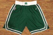 Wholesale Cheap Men's Boston Celtics Green Nike NBA Shorts