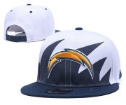 Wholesale Cheap Chargers Team Logo Navy White Adjustable Hat
