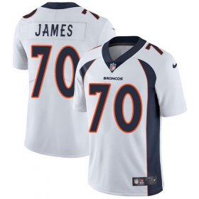 Wholesale Cheap Nike Broncos #70 Ja\'Wuan James White Men\'s Stitched NFL Vapor Untouchable Limited Jersey