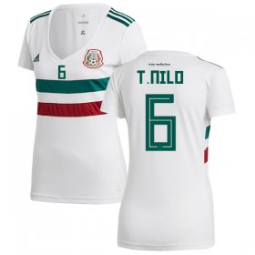 Wholesale Cheap Women\'s Mexico #6 T.Nilo Away Soccer Country Jersey