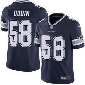 Wholesale Cheap Nike Cowboys #58 Robert Quinn Navy Blue Team Color Men\'s Stitched NFL Vapor Untouchable Limited Jersey