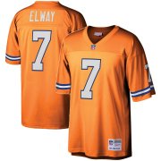 Wholesale Cheap Youth Denver Broncos #7 John Elway Mitchell & Ness Orange 1990 Legacy Retired Player Jersey