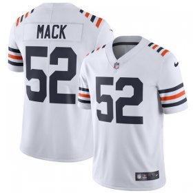 Wholesale Cheap Nike Bears #52 Khalil Mack White Men\'s 2019 Alternate Classic Stitched NFL Vapor Untouchable Limited Jersey