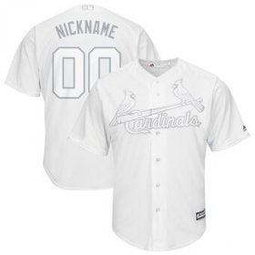 Wholesale Cheap St. Louis Cardinals Majestic 2019 Players\' Weekend Cool Base Roster Custom Jersey White