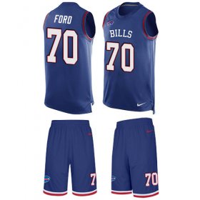 Wholesale Cheap Nike Bills #70 Cody Ford Royal Blue Team Color Men\'s Stitched NFL Limited Tank Top Suit Jersey