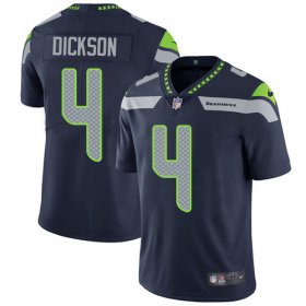 Wholesale Cheap Nike Seahawks #4 Michael Dickson Steel Blue Team Color Men\'s Stitched NFL Vapor Untouchable Limited Jersey