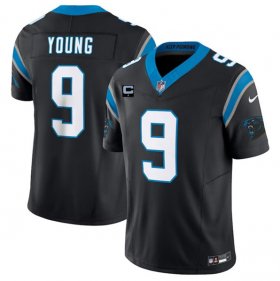 Wholesale Cheap Men\'s Carolina Panthers #9 Bryce Young Black 2023 F.U.S.E. With 1-Star C Patch Vapor Untouchable Football Stitched Jersey