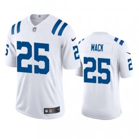 Wholesale Cheap Indianapolis Colts #25 Marlon Mack Men\'s Nike White 2020 Vapor Limited Jersey