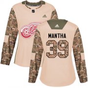Wholesale Cheap Adidas Red Wings #39 Anthony Mantha Camo Authentic 2017 Veterans Day Women's Stitched NHL Jersey