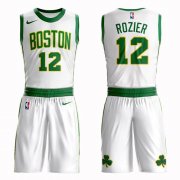 Wholesale Cheap Boston Celtics #12 Terry Rozier White Nike NBA Men's City Authentic Edition Suit Jersey