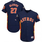 Wholesale Cheap Astros #27 Jose Altuve Navy Blue Flexbase Authentic Collection 2019 World Series Bound Stitched MLB Jersey