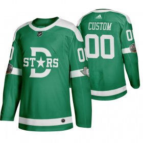 Wholesale Cheap Adidas Dallas Stars Custom Men\'s Green 2020 Winter Classic Retro NHL Jersey