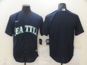 Wholesale Cheap Men Seattle Mariners Blank Blue Game Nike MLB Jerseys