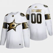 Wholesale Cheap Dallas Stars Custom Men's Adidas White Golden Edition Limited Stitched NHL Jersey