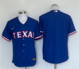 Cheap Men\'s Texas Rangers Blank Royal Cool Base Stitched Baseball Jersey
