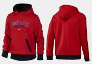Wholesale Cheap Boston Red Sox Pullover Hoodie Red & Black