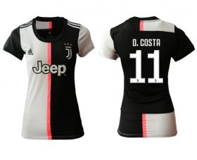 Wholesale Cheap Women\'s Juventus #11 D.Costa Home Soccer Club Jersey