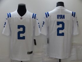 Wholesale Cheap Men\'s Indianapolis Colts #2 Matt Ryan White Stitched Jersey