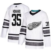 Wholesale Cheap Adidas Red Wings #35 Jimmy Howard White Authentic 2019 All-Star Stitched Youth NHL Jersey