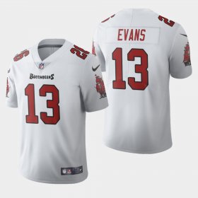 Wholesale Cheap Tampa Bay Buccaneers #13 Mike Evans White Men\'s Nike 2020 Vapor Limited NFL Jersey