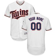 Wholesale Cheap Minnesota Twins Majestic Home Flex Base Authentic Collection Custom Jersey White