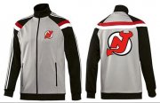 Wholesale Cheap NHL New Jersey Devils Zip Jackets Grey