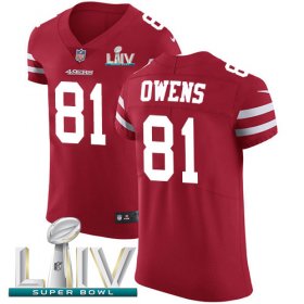Wholesale Cheap Nike 49ers #81 Jordan Matthews Red Super Bowl LIV 2020 Team Color Men\'s Stitched NFL Vapor Untouchable Elite Jersey