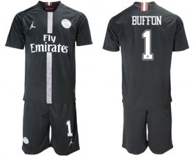 Wholesale Cheap Paris Saint-Germain #1 Buffon Home Jordan Soccer Club Jersey
