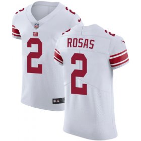 Wholesale Cheap Nike Giants #2 Aldrick Rosas White Men\'s Stitched NFL Vapor Untouchable Elite Jersey