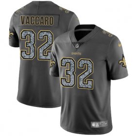 Wholesale Cheap Nike Saints #32 Kenny Vaccaro Gray Static Men\'s Stitched NFL Vapor Untouchable Limited Jersey