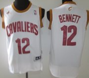 Wholesale Cheap Cleveland Cavaliers #12 Anthony Bennett Revolution 30 Swingman White Jersey