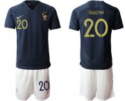 Wholesale Cheap France #20 Thauvin Home Soccer Country Jersey