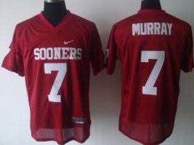 Wholesale Cheap Oklahoma Sooners #7 DeMarco Murray Red Jersey