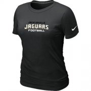 Wholesale Cheap Women's Nike Jacksonville Jaguars Sideline Legend Authentic Font T-Shirt Black