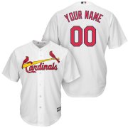 Wholesale Cheap St. Louis Cardinals Majestic Cool Base Custom Jersey White