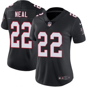 Wholesale Cheap Nike Falcons #22 Keanu Neal Black Alternate Women\'s Stitched NFL Vapor Untouchable Limited Jersey